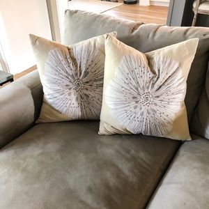 Set of 2 18x18 throw pillows